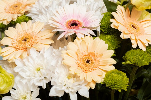 Arrangement de fond de belles fleurs