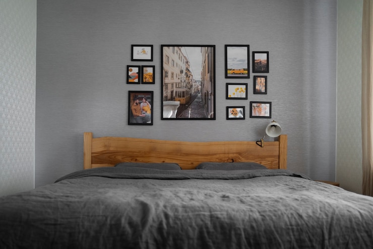 Photo gratuit arrangements de lit nature morte
