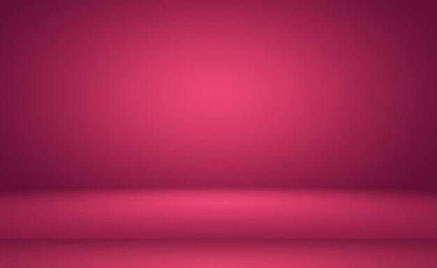 Arrière-plan abstrait de salle de studio rose clair et lisse, utilisé comme montage pour l'affichage du produit, bannière, modèle.