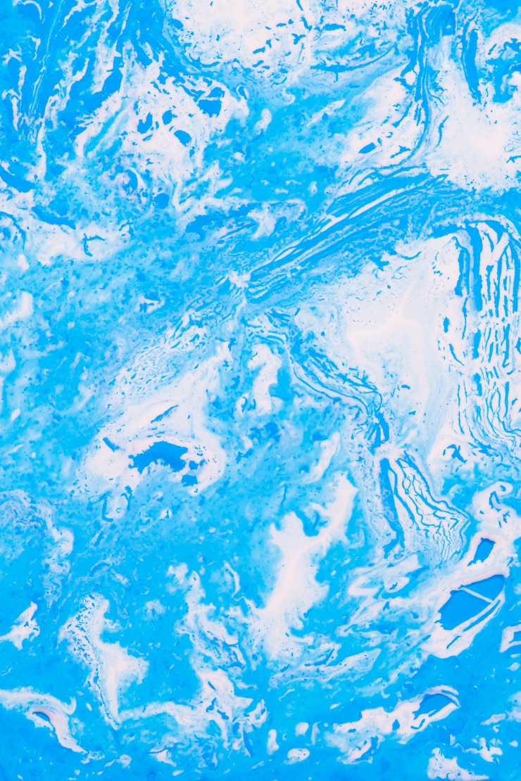 Photo gratuit arrière-plan bleu clair avec des taches blanches