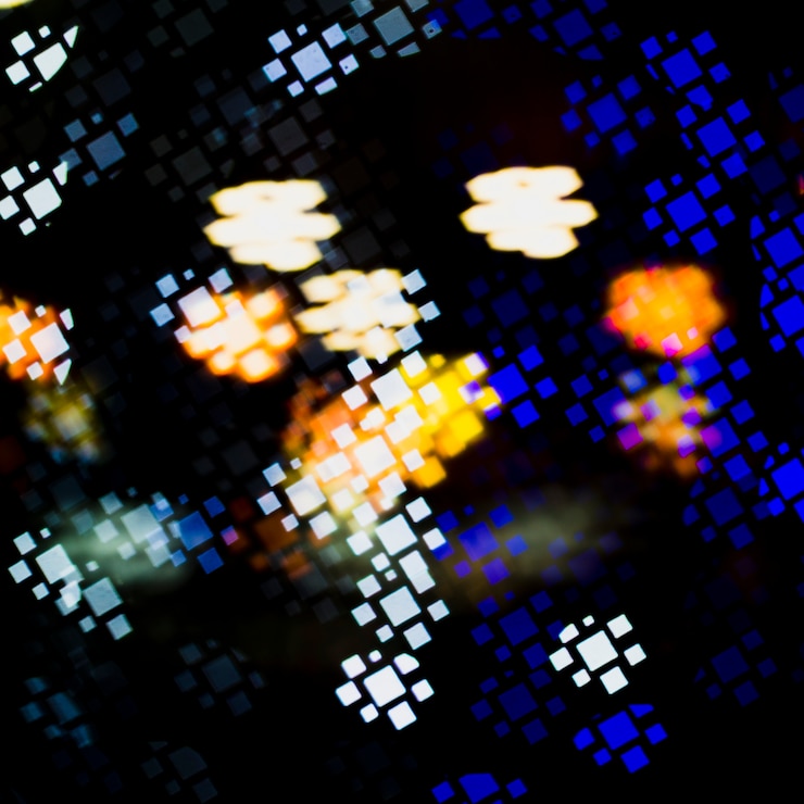 Photo gratuit arrière-plan bokeh abstrait