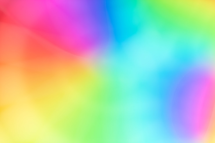 Photo gratuit arrière-plan coloré flou vif