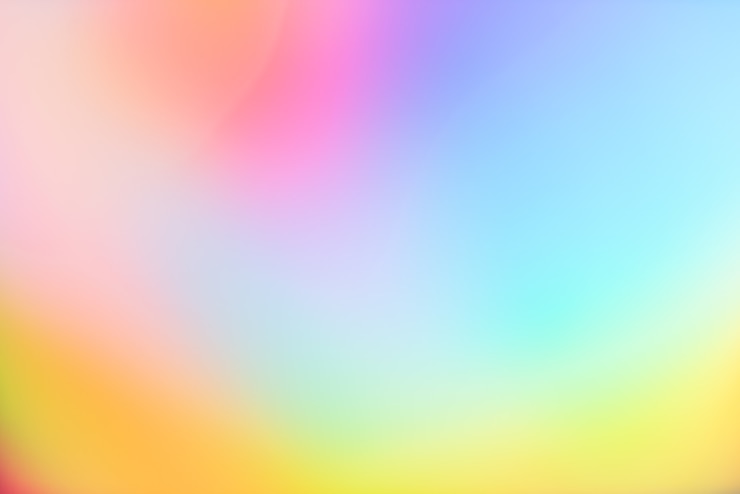 Photo gratuit arrière-plan coloré flou vif