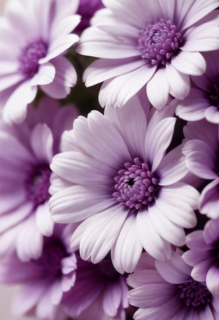 Photo gratuit arrière-plan de couleur lavande avec une texture de fleur