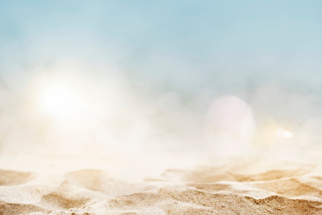 Arrière-plan du produit de plage