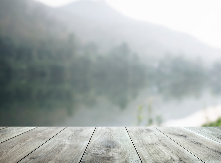 Photo gratuit arrière-plan du produit de table en bois