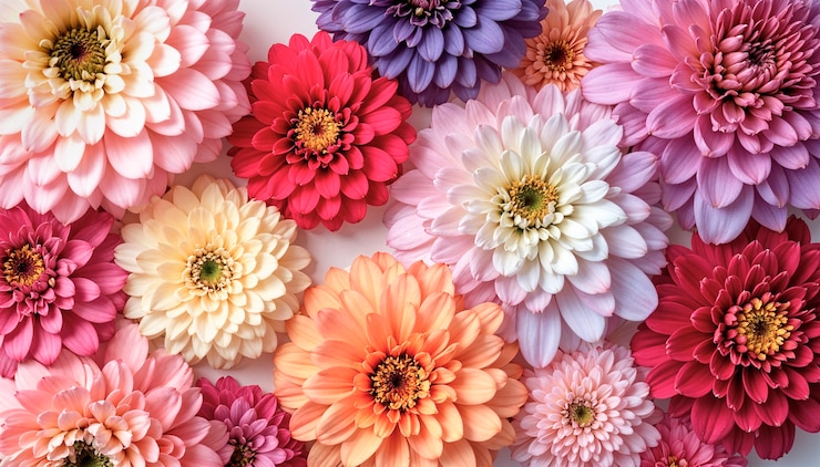 Photo gratuit arrière-plan des fleurs d'été