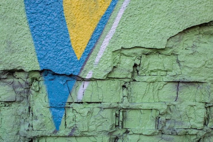 Photo gratuit arrière-plan de graffitis murals colorés