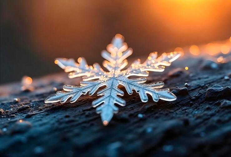Photo gratuit arrière-plan hivernal enneigé