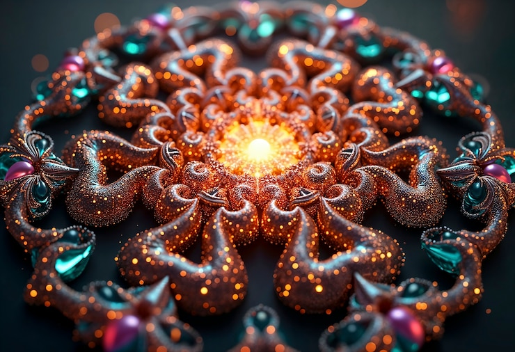 Photo gratuit arrière-plan lumineux abstrait en 3d