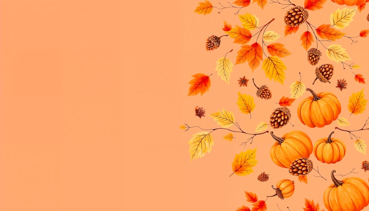 Photo gratuit arrière-plan à motifs d'automne