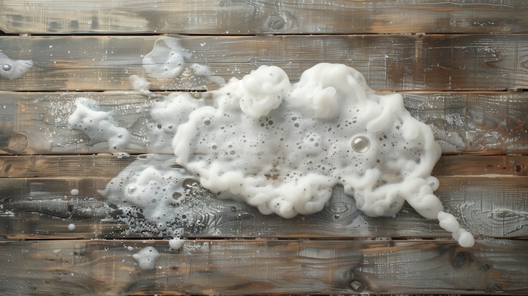 Photo gratuit arrière-plan en mousse blanche
