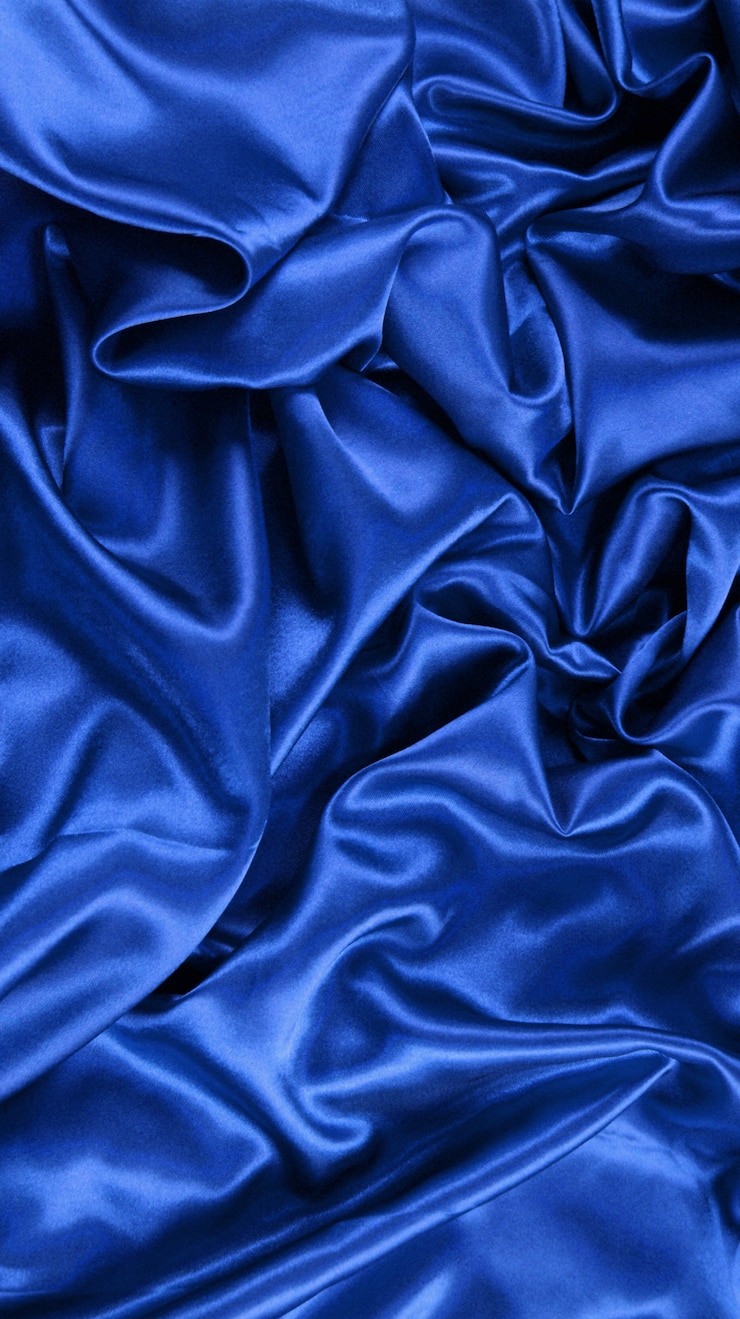 Photo gratuit arrière-plan de satin bleu