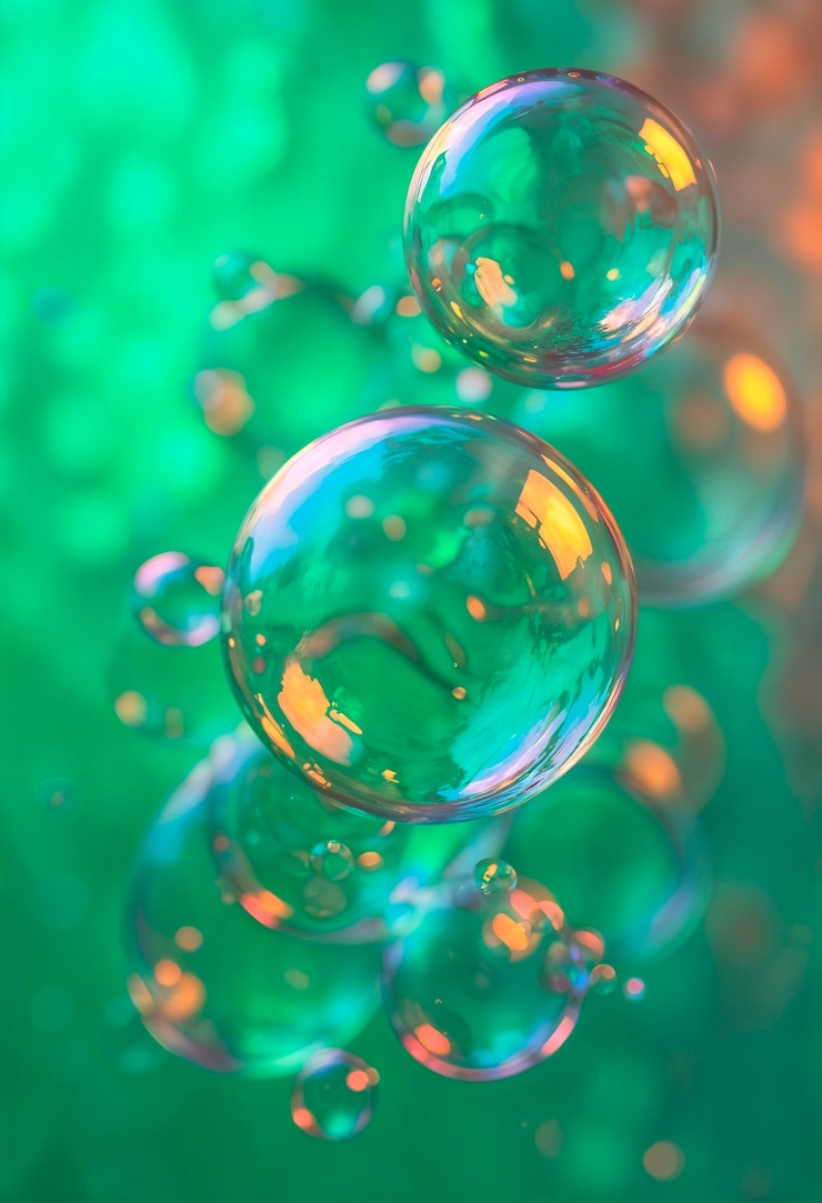 Photo gratuit arrière-plan à texture holographique verte