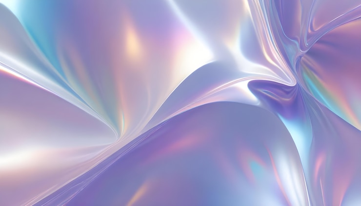 Photo gratuit arrière-plan à texture iridescente argentée