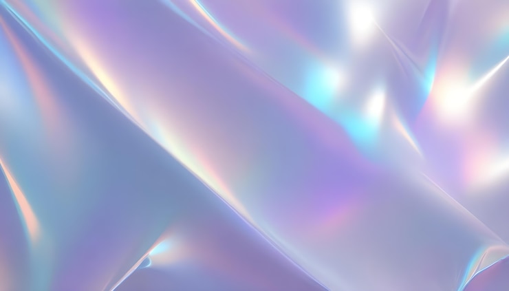 Photo gratuit arrière-plan à texture iridescente blanche