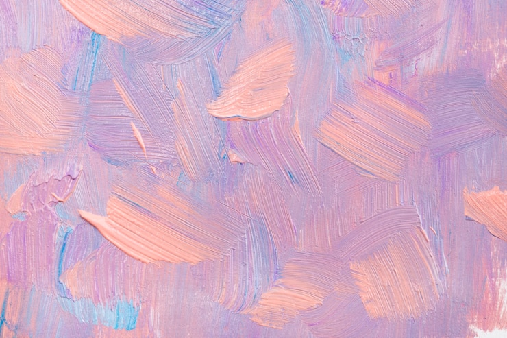 Photo gratuit arrière-plan texturé de peinture en couleur rose style esthétique art créatif