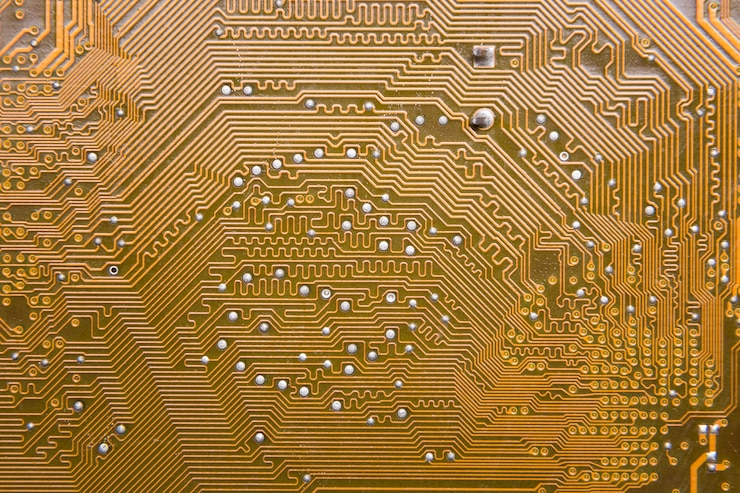 Photo gratuit arrière-plan de la texture technologique