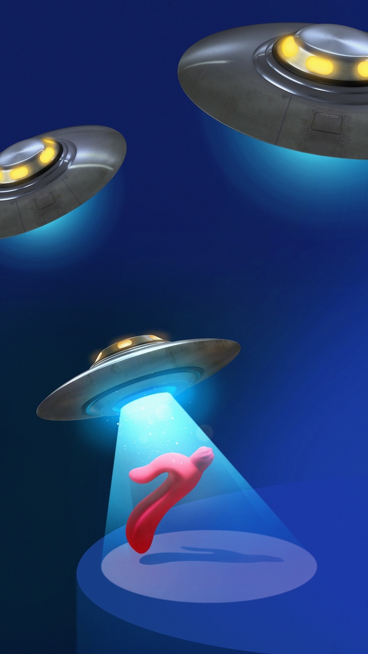 Photo gratuit arrivée du concept d'extraterrestres avec des ovnis