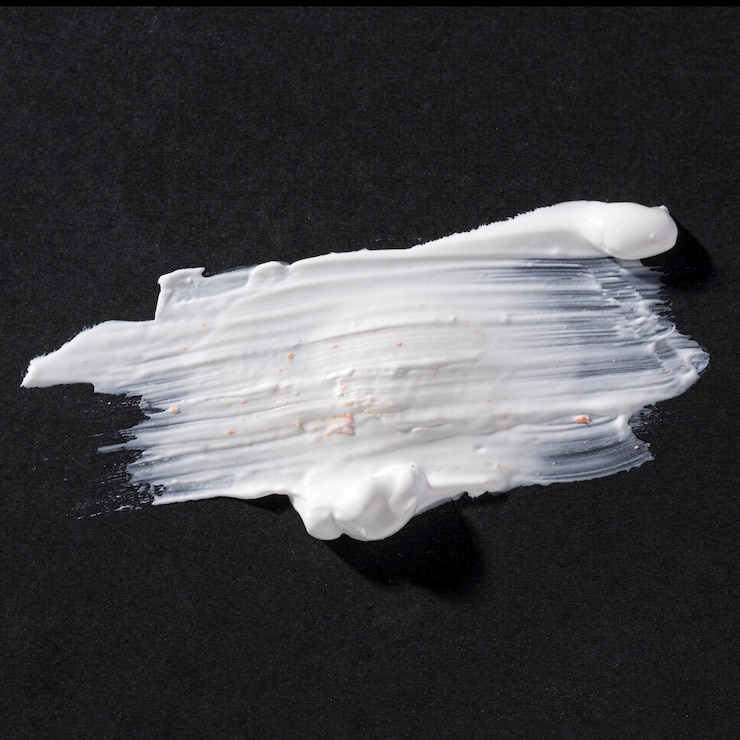 Photo gratuit art abstrait de coup de pinceau blanc