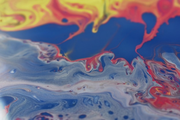 Photo gratuite art à l'huile liquide - idéal pour un fond artistique