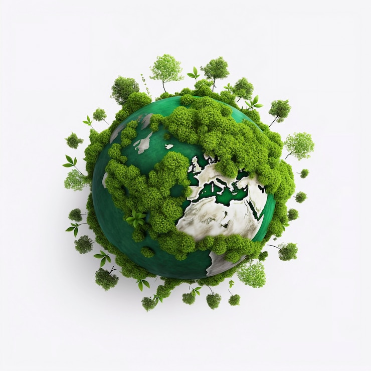 Photo gratuit l'art numérique avec la planète terre