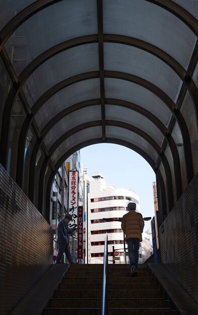 Aspects du paysage urbain de la ville de tokyo pendant la journée