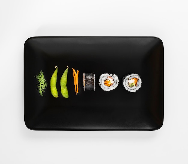 Assiette Aux Makis Et Haricots Edamame