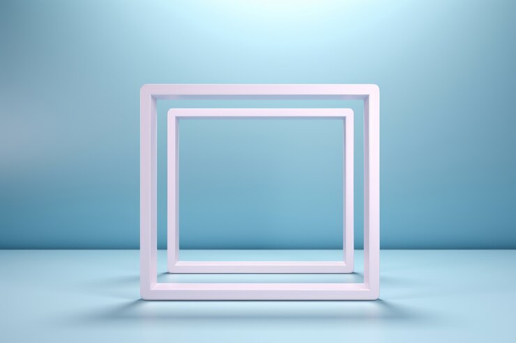 Photo gratuit assortiment de formes carrées géométriques