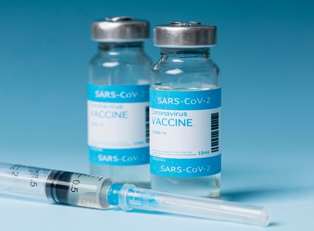 Assortiment de vaccins contre le coronavirus pour les soins de santé