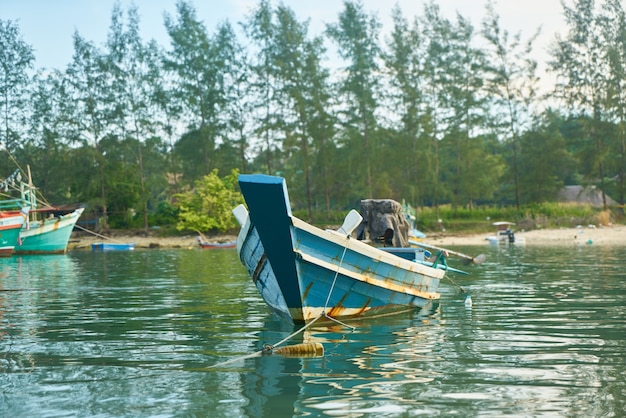 aucun transport de personnes pêche jour coucher de soleil