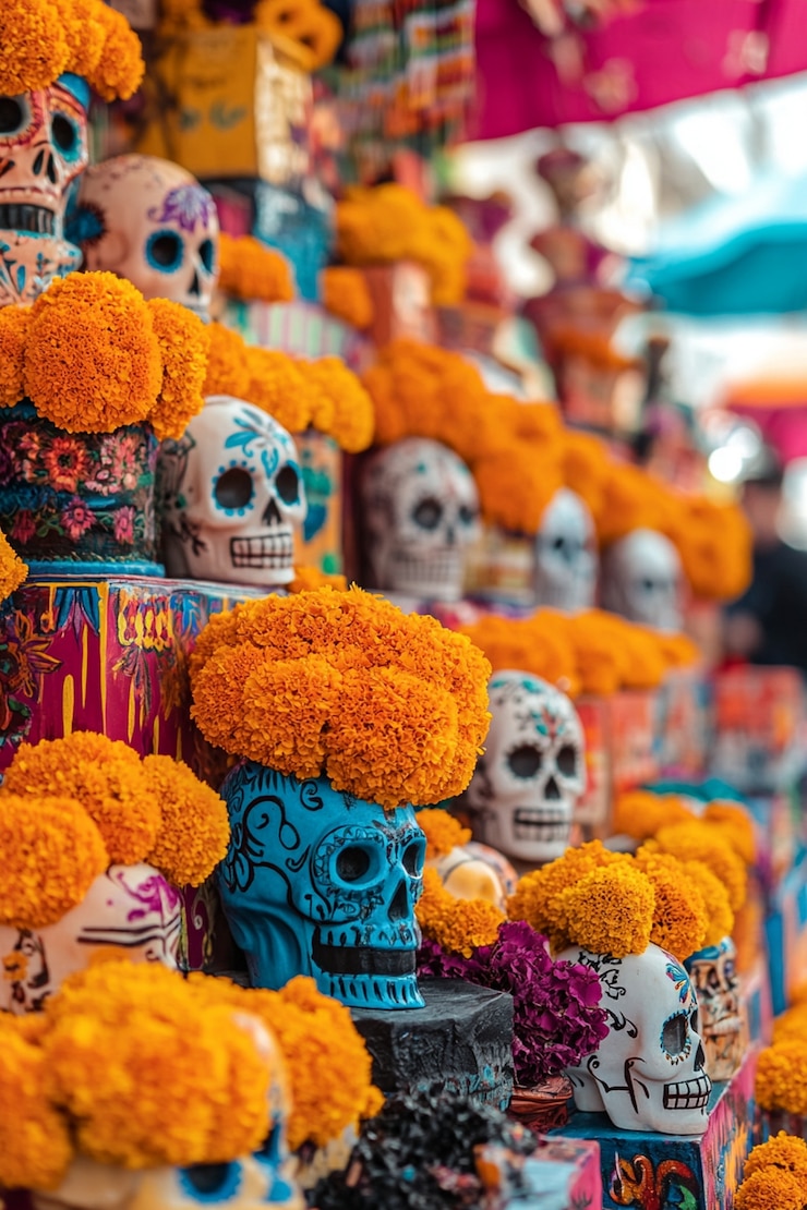 Photo gratuit autel pour la célébration du jour des morts