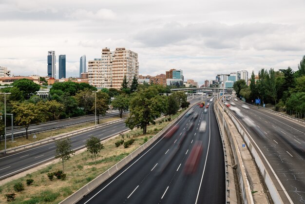 Autoroute M30 à Madrid