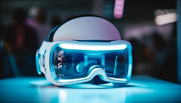 Aventure future dans le monde sous-marin virtuel Fun généré par l'IA