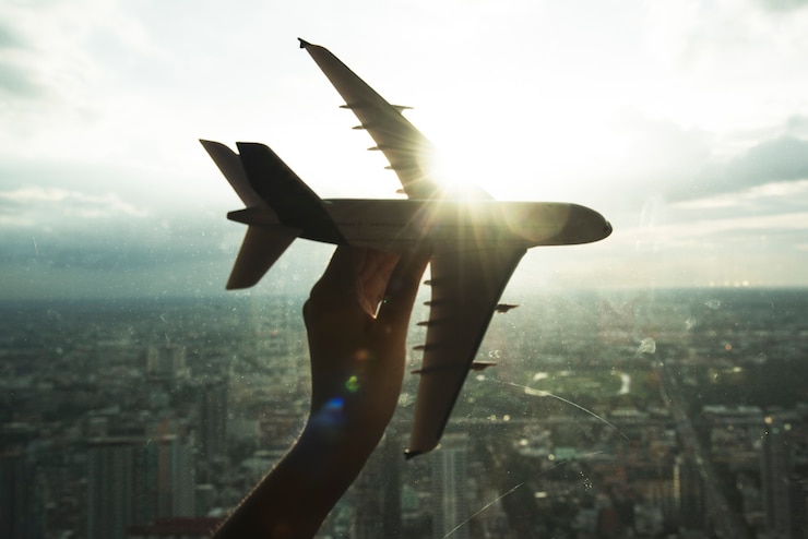Photo gratuit avion avion aviation transport voyage voyage