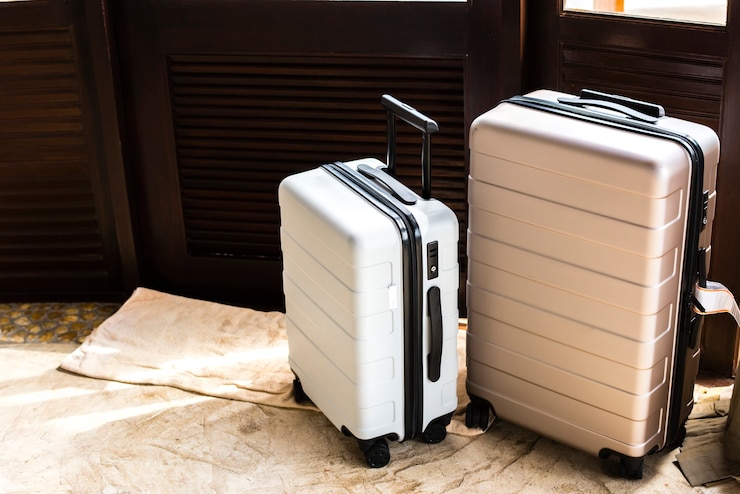 Photo gratuit bagages dans une chambre d&#39;hôtel