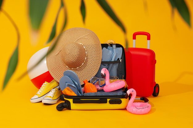 Bagages de valise pour les voyages et les vacances d'été