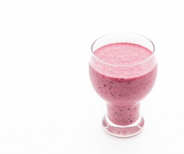 baies mélangées aux smoothies de yogourt