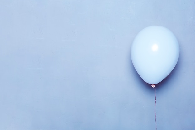 Ballon bleu