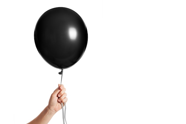 Ballon Gonflable Noir Photo Premium