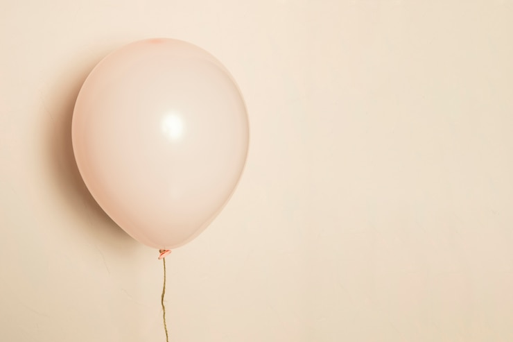 Photo gratuit ballon rose