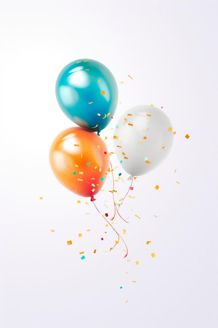 Photo gratuit des ballons 3d pour le carnaval