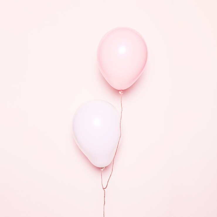 Photo gratuit des ballons roses