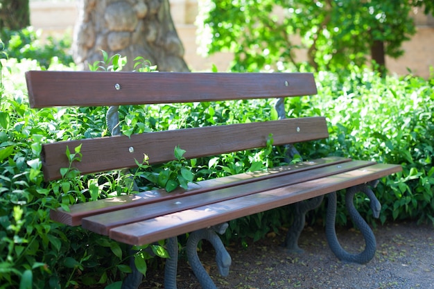 Banc d&#39;un parc