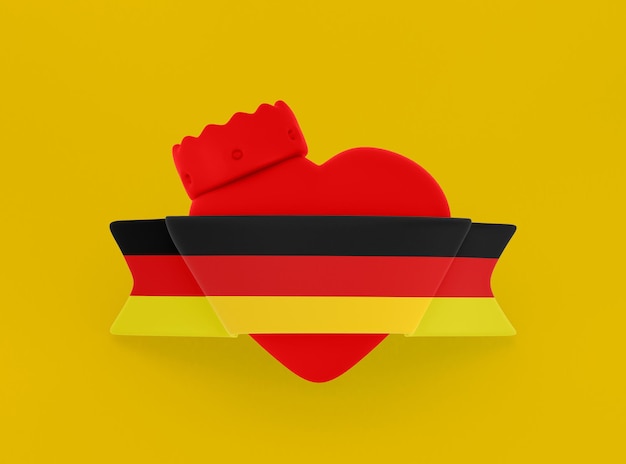 Bannière Coeur Allemagne