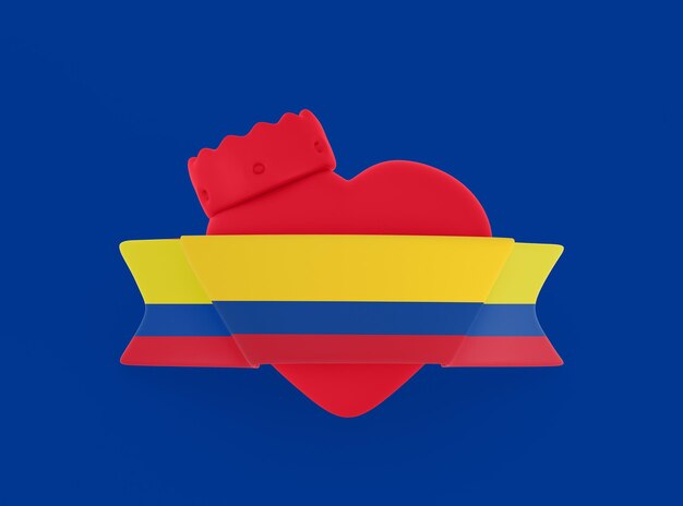 Bannière Coeur Colombie