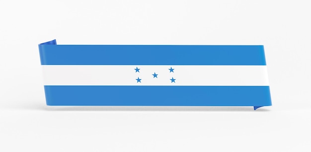 Photo gratuite bannière du drapeau du honduras