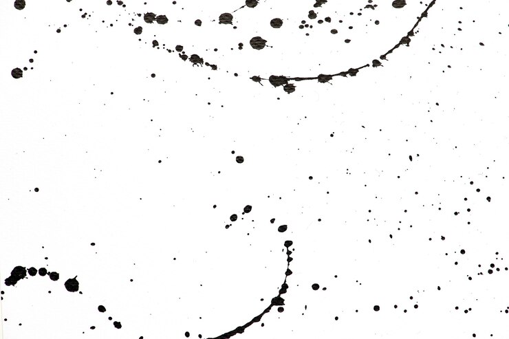 Photo gratuit bannière de goutte aquarelle monochrome