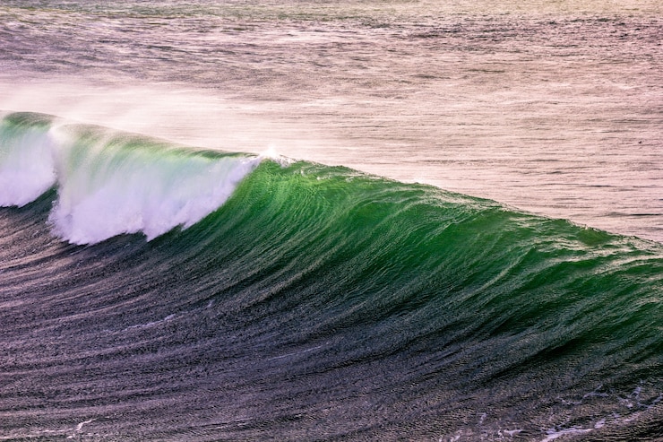 Photo gratuit baril vagues sur la mer