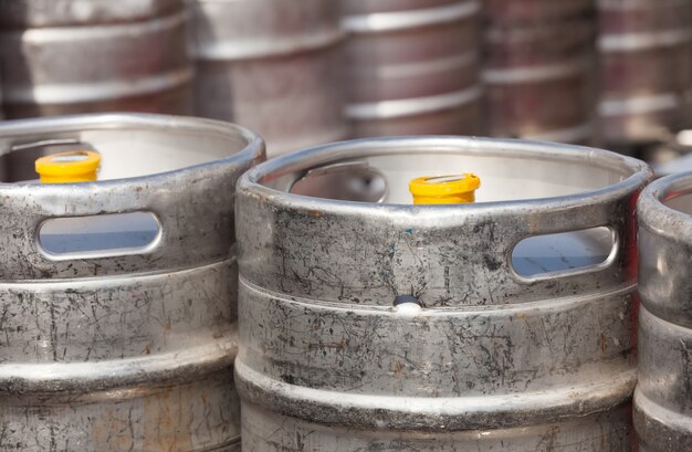 barils de bière en aluminium